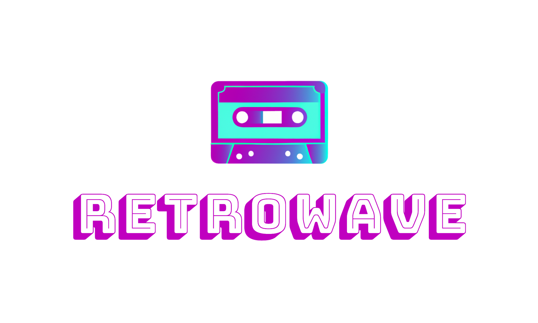 80s Logo Generator Logo for RetroWave 1