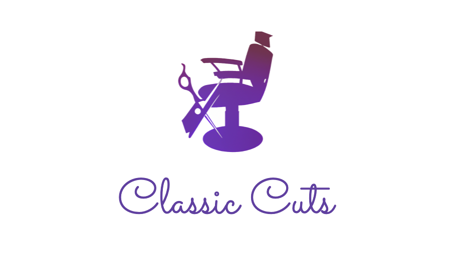 Barber Shop Logo Maker Logo for Classic Cuts 1