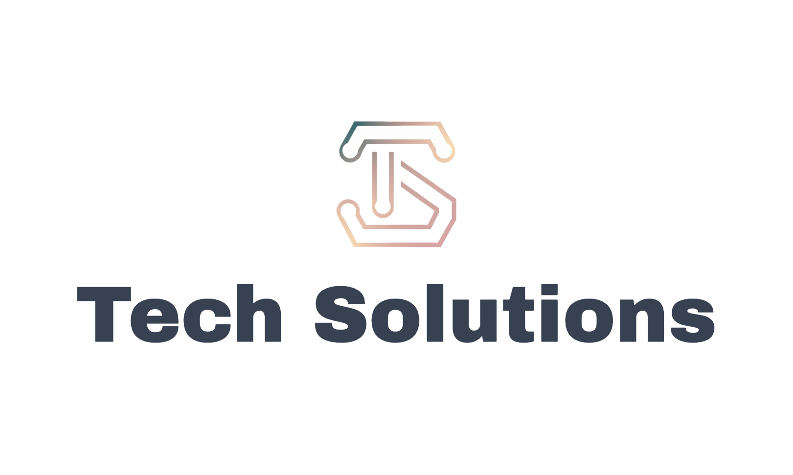 Letter Logo Maker Logo for Tech Solutions 2