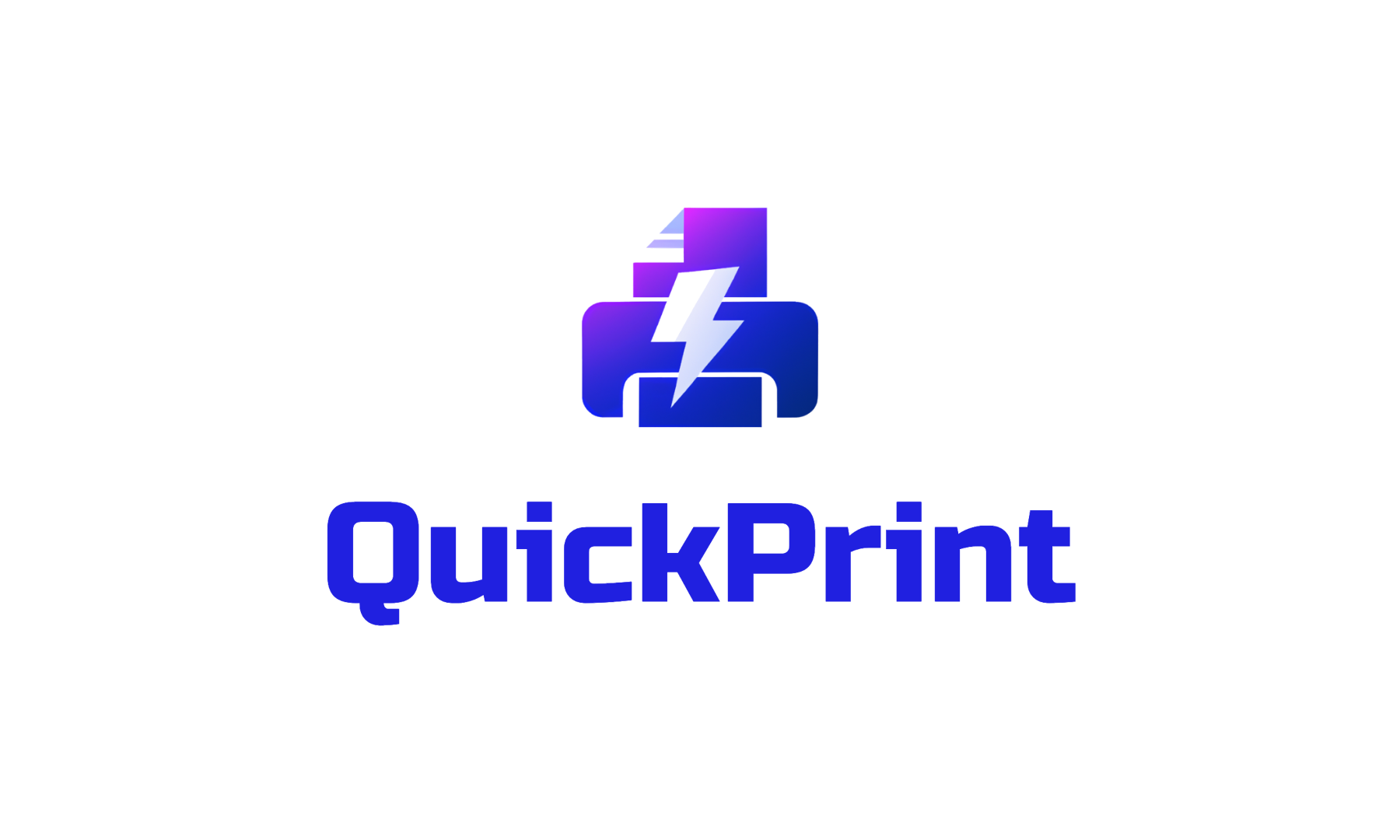 Small Business Logo Maker Logo for QuickPrint 2