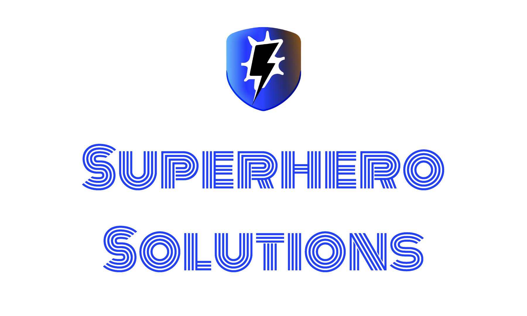 Superman Logo Maker – Custom Designed for You Logo for Superhero Solutions 1