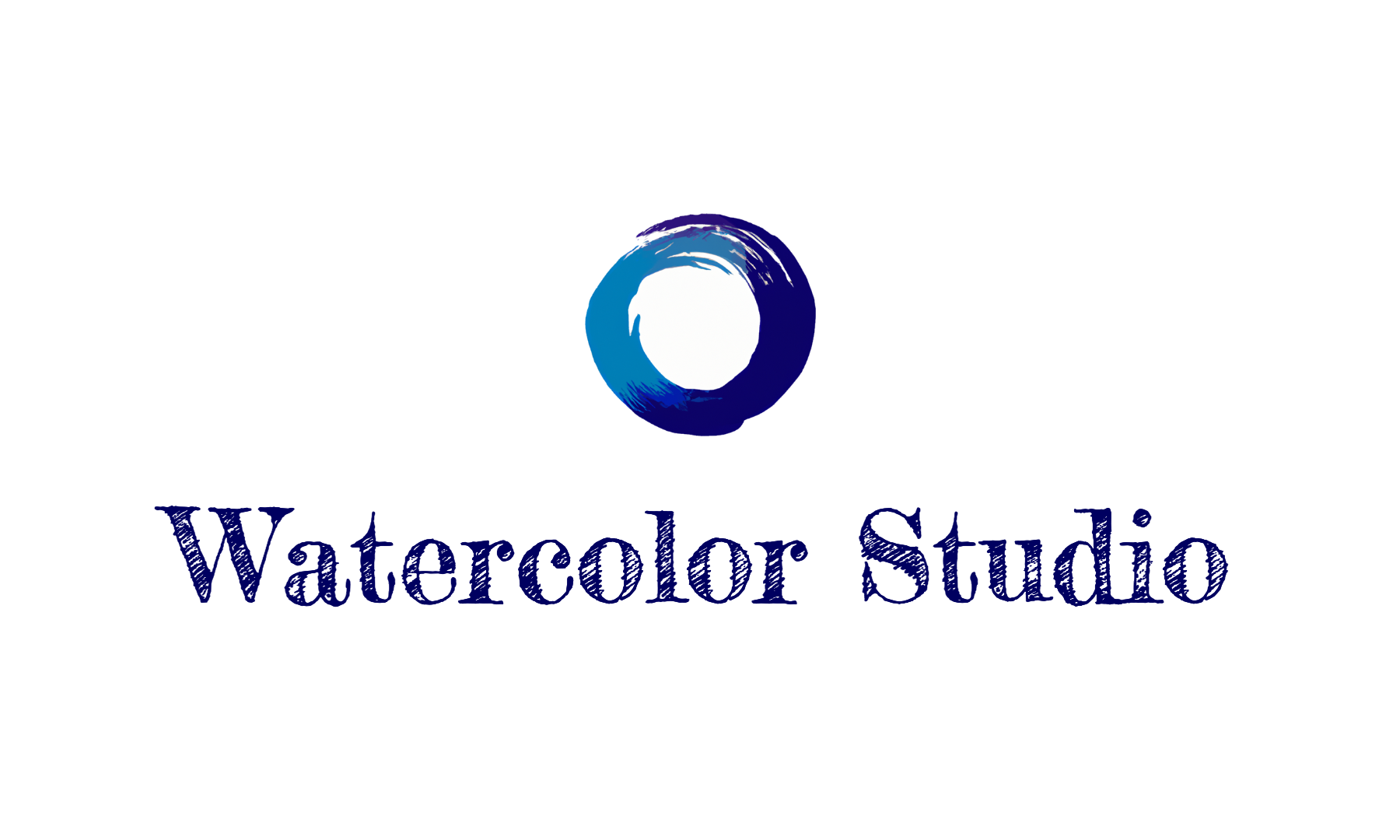 Watercolor Logo Maker Logo for Watercolor Studio 2