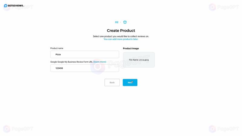 GetReviews.ai screenshot Start 3