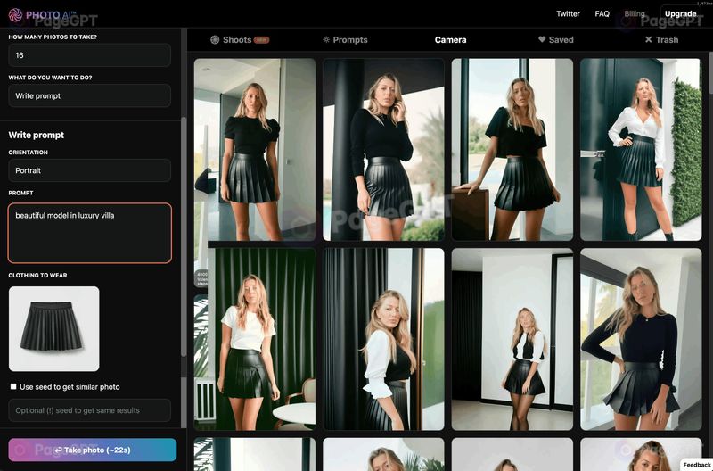 Photo.ai screenshot Try Skirt